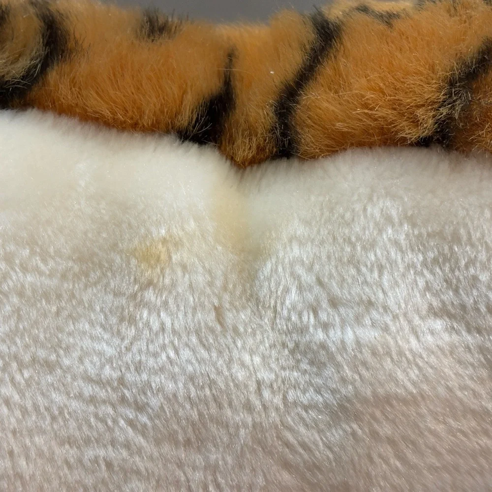 Vintage WEGO Tiger Plush‎ Stuffed Animal Korea Laying Jungle Cat 9115T